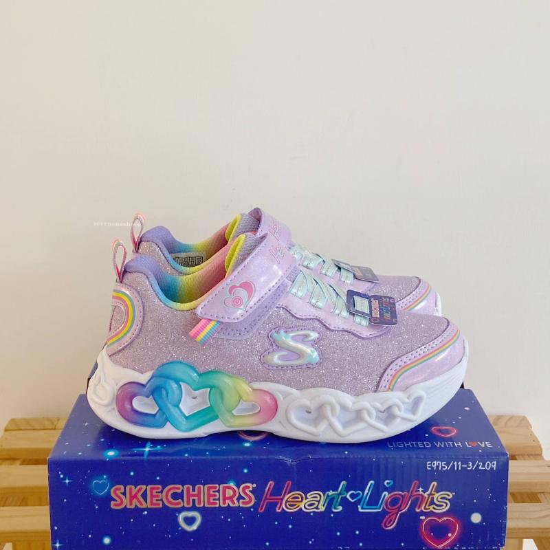 E975中童SKECHERS電燈運動鞋INFINITE HEART LIGHTS系列